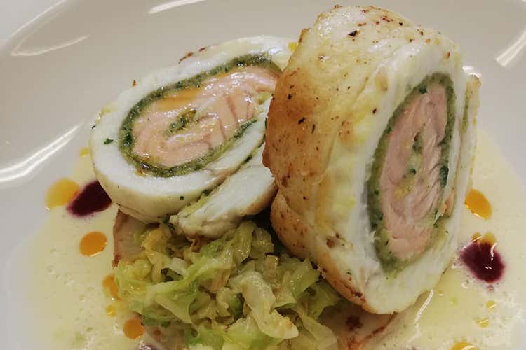 Turbante di sogliola e salmone (Incontriamo i grandi chef Un successo il primo round)