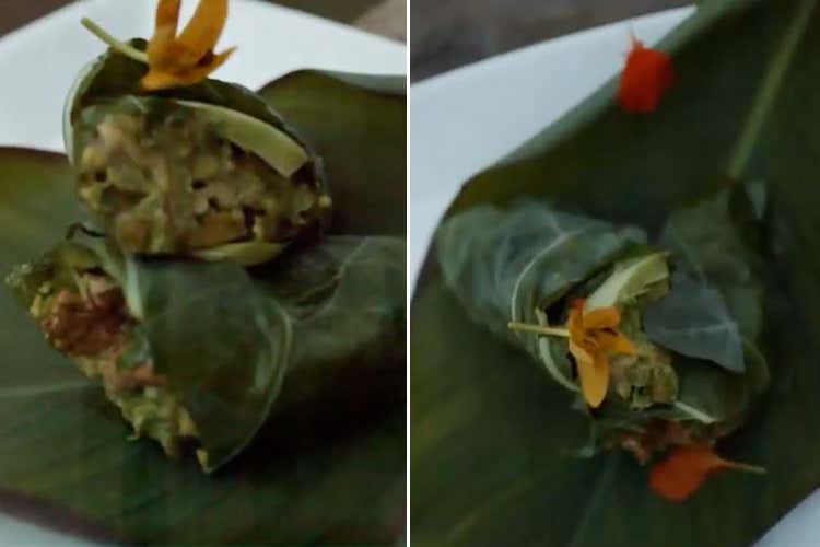 L'Involtino crudista di Natacha Pires (Involtino crudista con guacamole e funghi) L'Involtino crudista di Natacha Pires (Involtino crudista con guacamole e funghi)