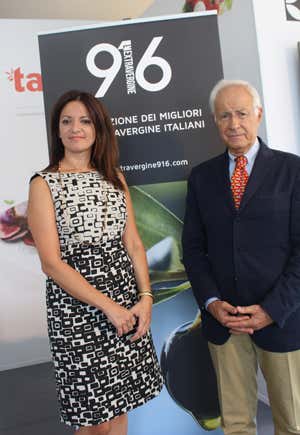 Iolanda D&rsquo;Amato (916 FBE) e Pier Luigi Silvestri (Assofrantoi)