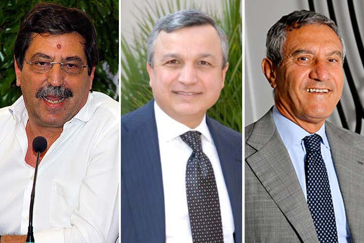 Giancarlo Carriero, Costanzo Jannotti Pecci e Ambrogio Prezioso (Ischia riparte con Confindustria Investimenti sul turismo termale)