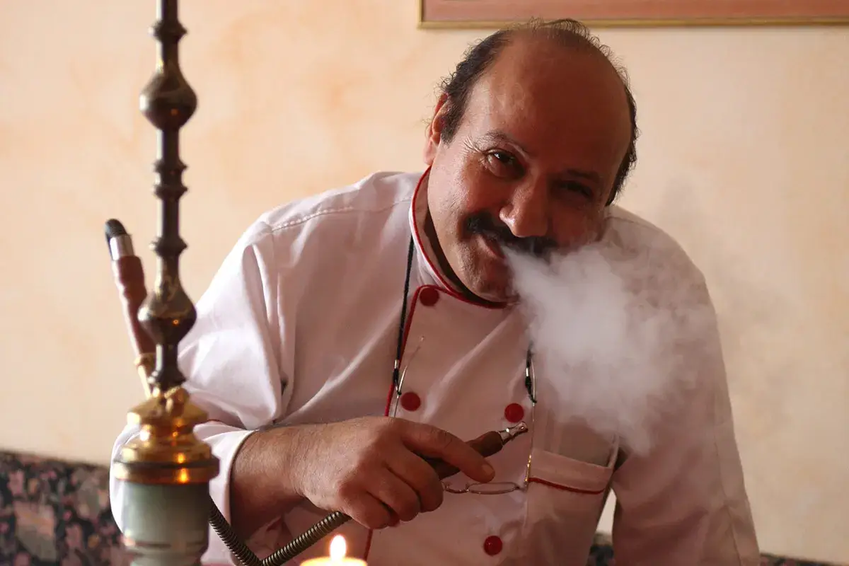 Issa Gweinat (foto: Renato Vettorato) Addio Issa, re della cucina giordana in Italia