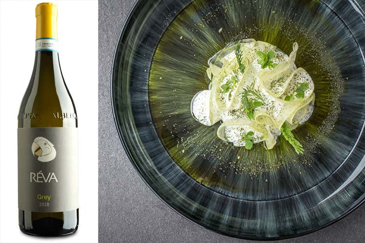 Foglie di cavolo rapa con formaggio fresco di capra - L&rsquo;Italia del vino Piemonte, non solo rossi