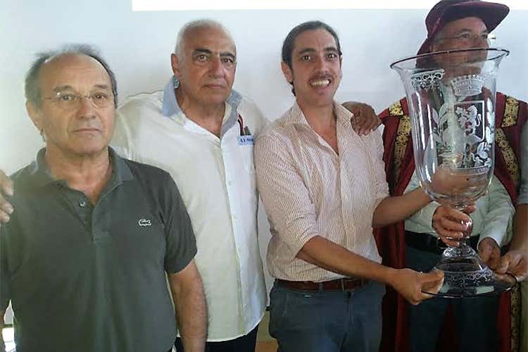 Adelio Zeni, Luigi Alberti e Giacomo Tincani - Italia in Rosa, oltre 8mila i visitatori La Basia vince il Trofeo Pompeo Molmenti