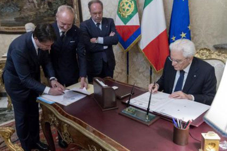 (L'Italia riparte dal nuovo Governo Poker giallo-verde per l'Horeca)