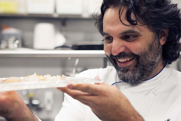 Marco Stabile (Italian wedding awards a Firenze Marco Stabile in cucina per la cena di gala)
