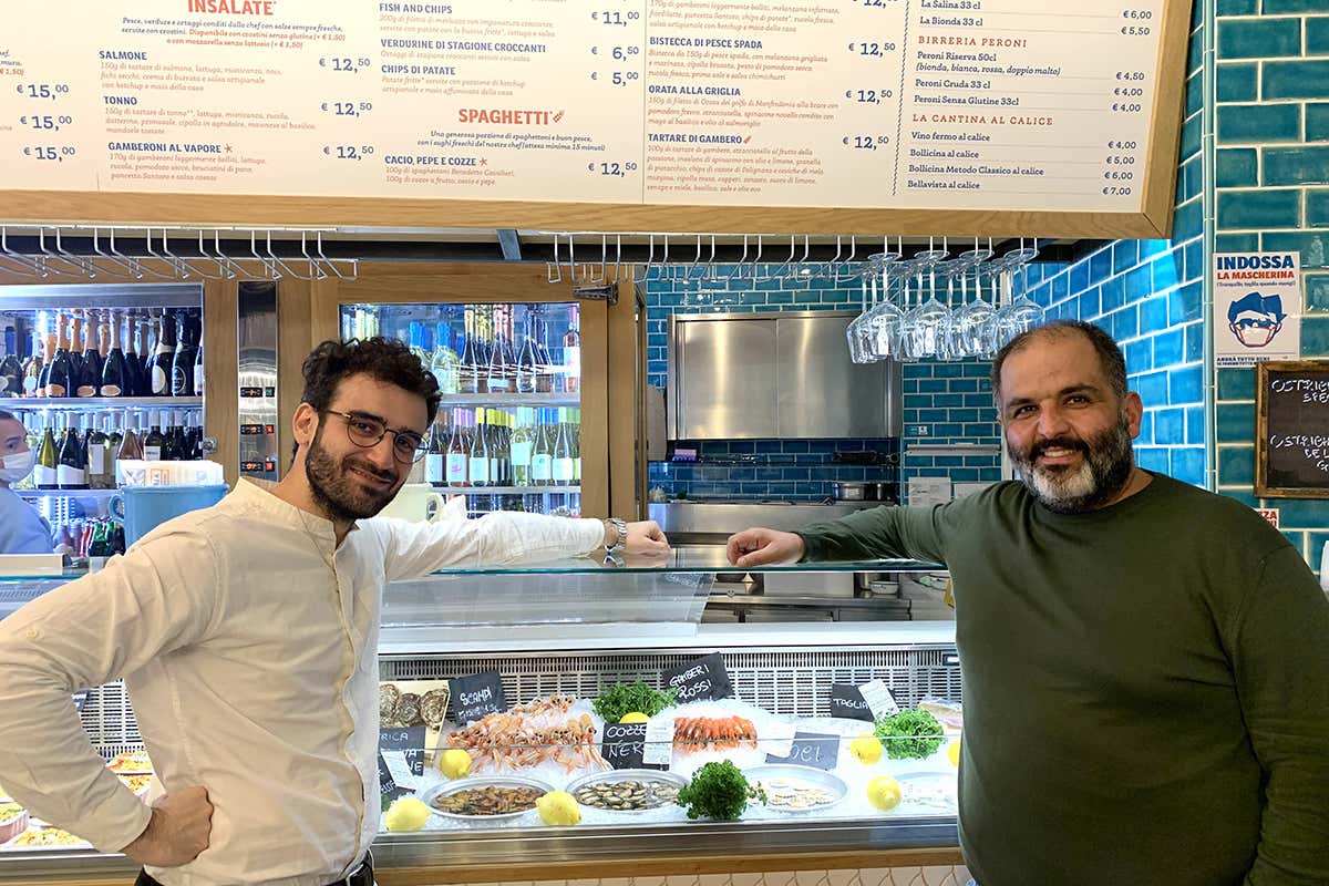 Domingo Iudice e Bartolo L'Abbate Pescaria, il fast food di mare funziona