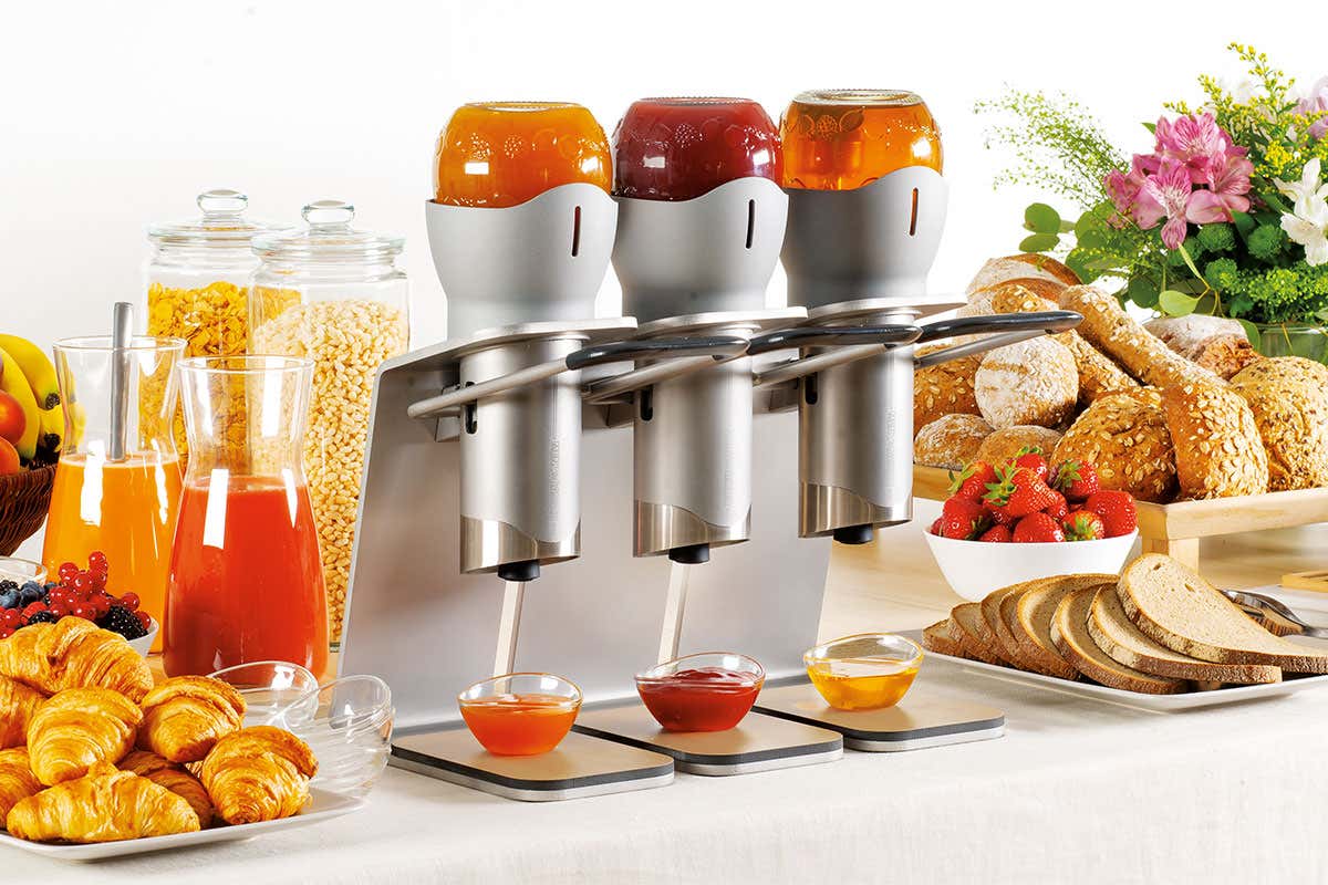 Dispenser Jam In Jar La Rivoluzione In Vetro Italia A Tavola Dispenser Jam In Jar La Rivoluzione In Vetro Italia A Tavola