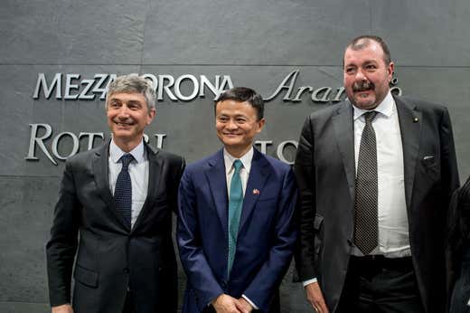 Fabio Maccari, Jack Ma e Luca Rigotti Fabio Maccari, Jack Ma e Luca Rigotti