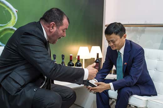 Luca Rigotti e Jack Ma Luca Rigotti e Jack Ma