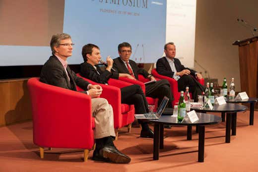 da sinistra: Jean Michel Valette, Francisco Baettig, Henri de Pracomtal e Paul Pontallier da sinistra: Jean Michel Valette, Francisco Baettig, Henri de Pracomtal e Paul Pontallier