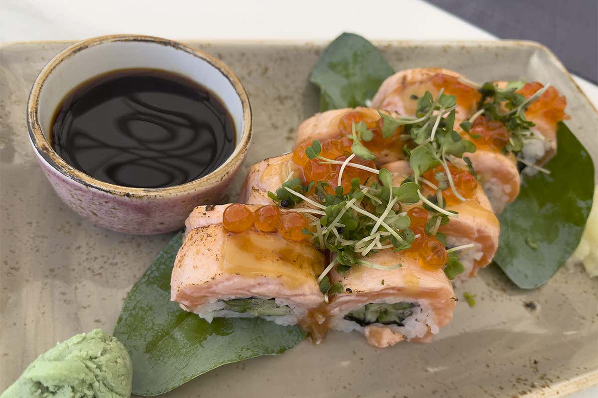 sushi all'italiana da Hoku al Falkensteiner Falkensteiner: in spiaggia a Jesolo, ma con l'atmosfera del Pacifico