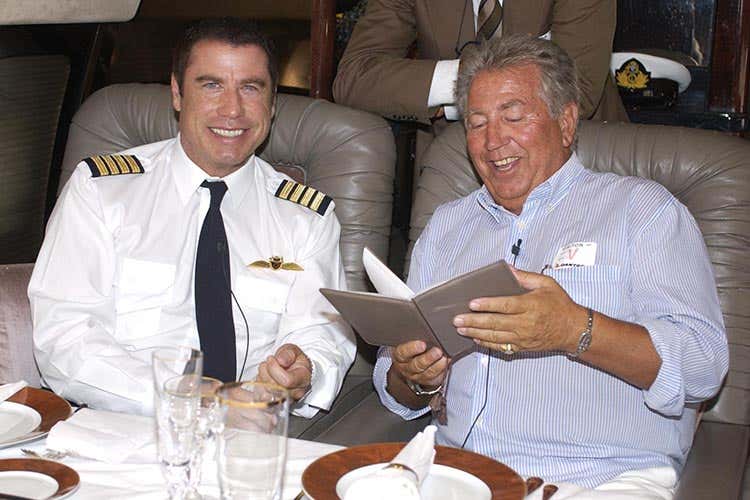 John Travolta e Jerry Bortolan A tavola con Massimo Ranieri Inno ai sapori semplici