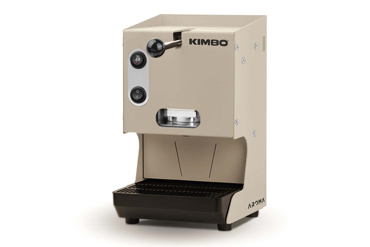 Kimbo Metal Beige Deserto Con Kimbo Metal, il caff&egrave; a casa &egrave; buono come al bar