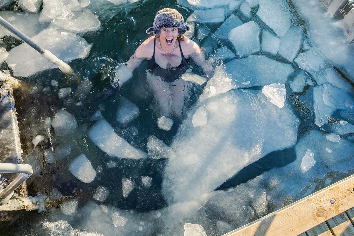 Fare il bagno nel ghiaccio a Copenaghen