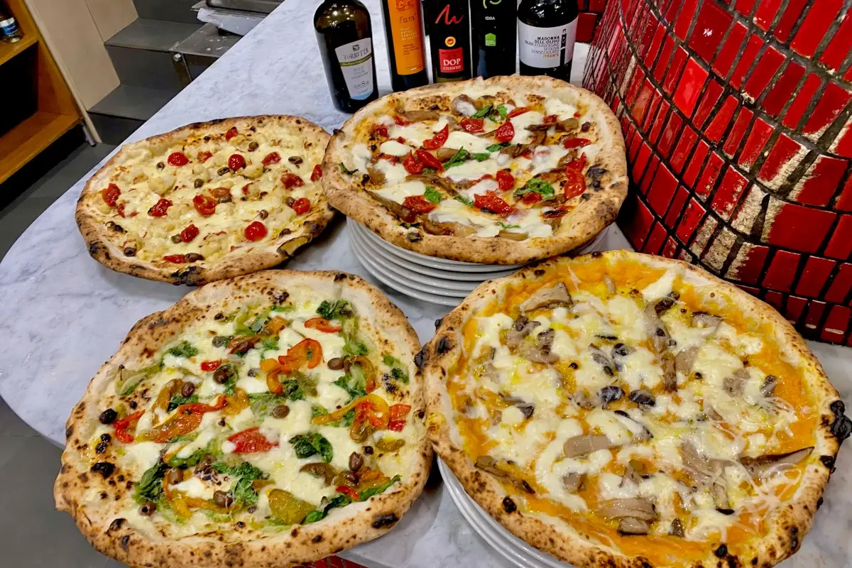 Alcune delle proposte vegetali di 50 Kal&ograve; Vegetariane o vegane? No, le pizze di 50 Kal&ograve; sono vegetali