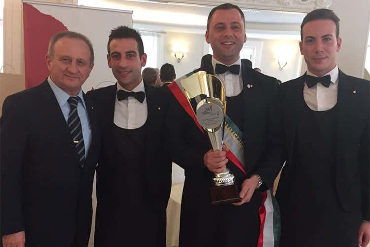 Konstantinos Stavroulakis di Sushi B &egrave; il Miglior sommelier d'Italia Aspi 2016