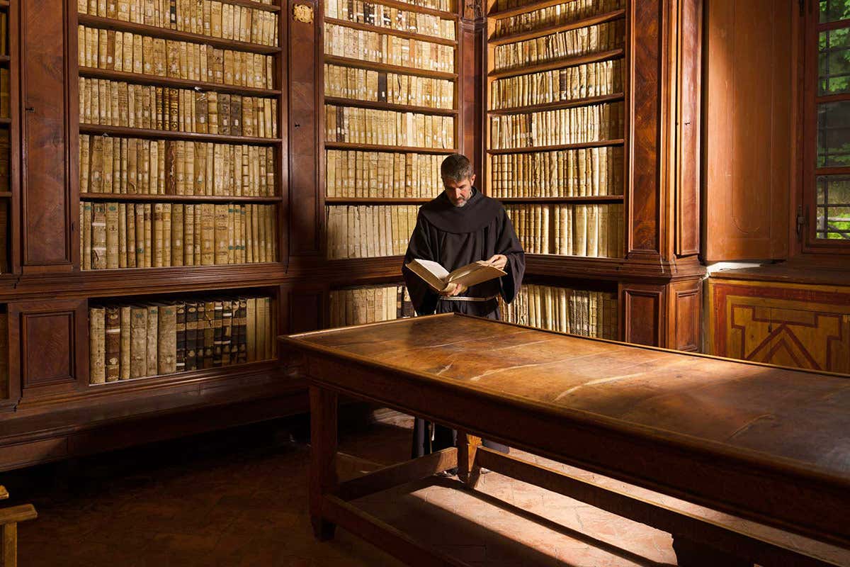 La biblioteca del Santuario della Verna