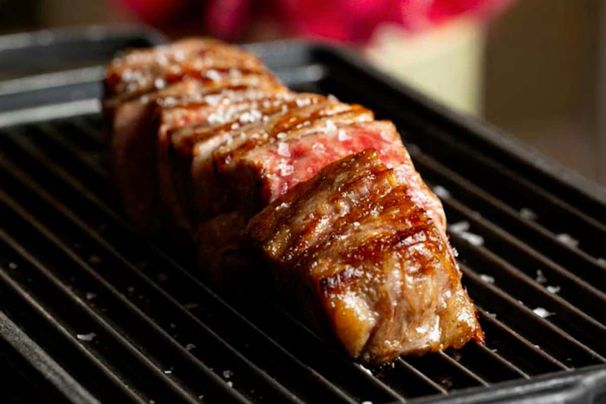 Carne cotta alla brace