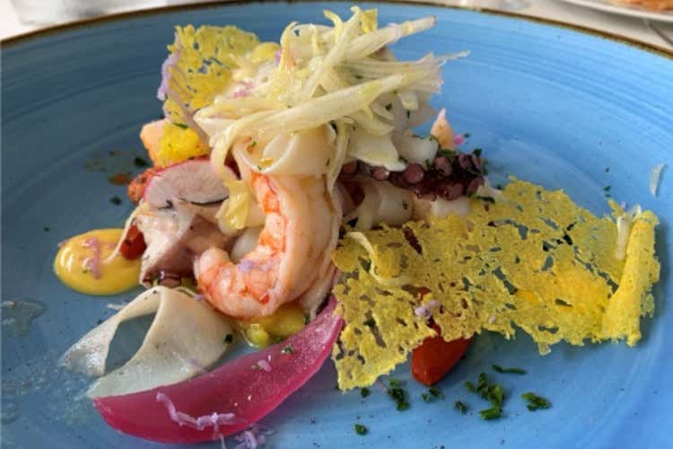 Insalata di mare La Bricola: in Laguna cucina di mare di altissima qualità