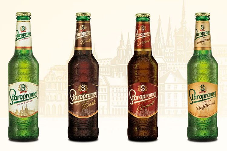 La birra ceca Staropramen  entra nella gamma di Interbrau