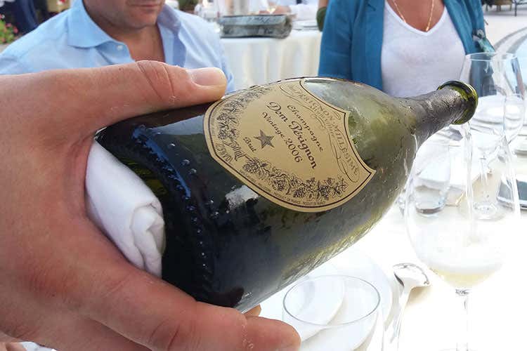 La pizza di Renato Bosco e Dom P&eacute;rignon Una serata di eccellenze da Vittorio