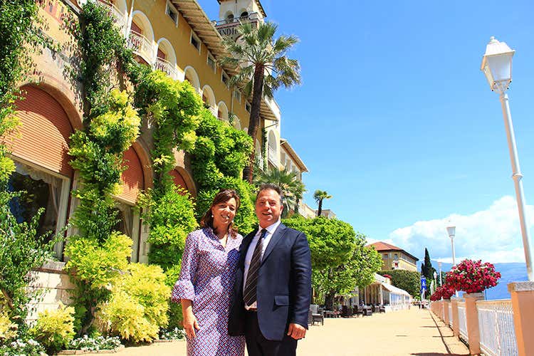 Orietta e Federico Mizzaro - La storia rivive al Grand Hotel Gardone Da albergo a patrimonio culturale
