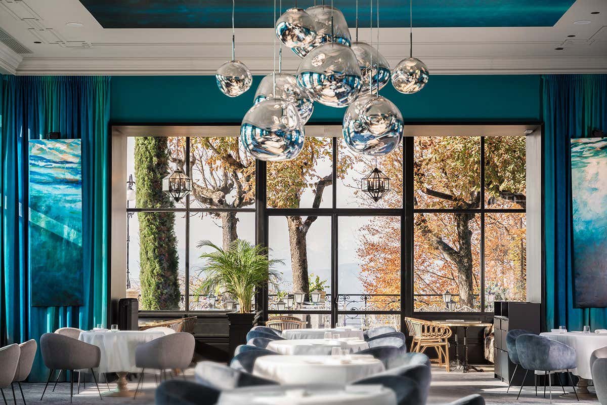 La sala del Blu Restaurant