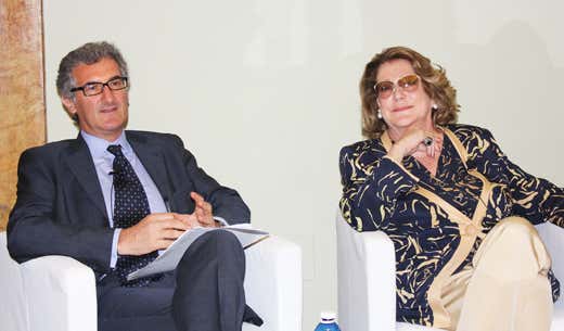 Lamberto Vallarino Gancia e Diana Bracco Lamberto Vallarino Gancia e Diana Bracco