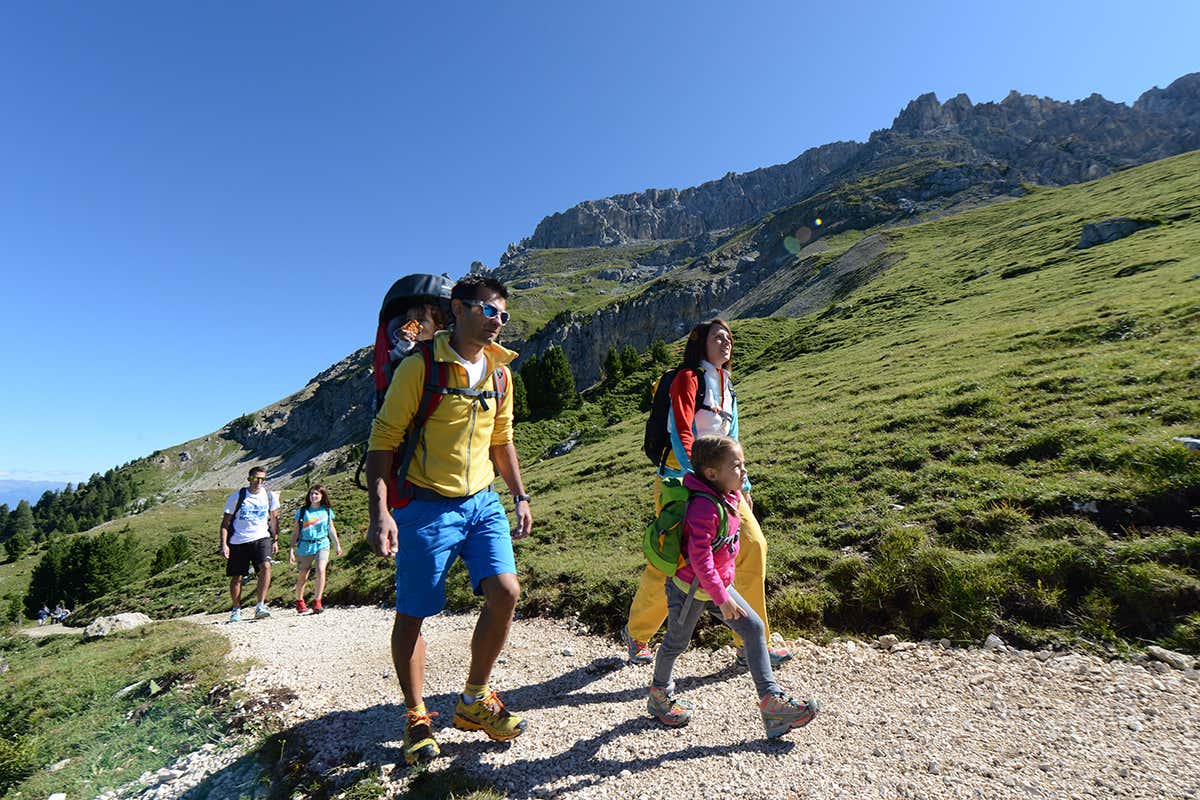Nove i percorsi per tutti i gusti. Foto Pierluigi Orler La Val d&rsquo;Ega riapre il Latemarium:due nuovi percorsi in bicicletta