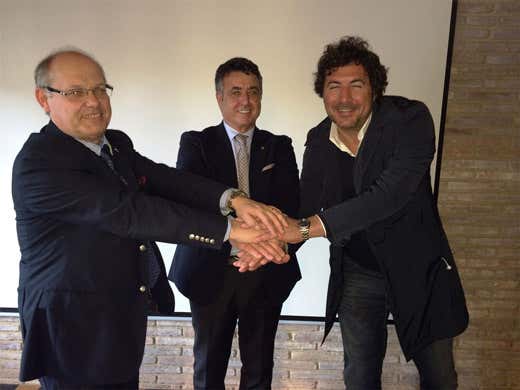 da sinistra: Laurent Lutse, Maurizio Pasca e Carlos Caballero German da sinistra: Laurent Lutse, Maurizio Pasca e Carlos Caballero German