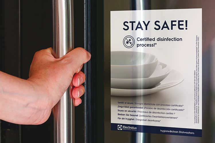 Lavastoviglie hygiene&clean Sicurezza contro virus e batteri