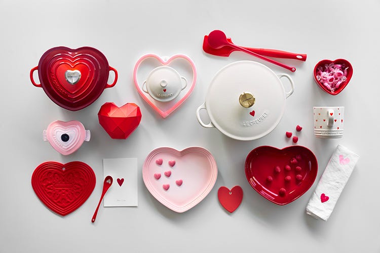 L’Amour Collection a San Valentino Le Creuset ci mette il cuore
