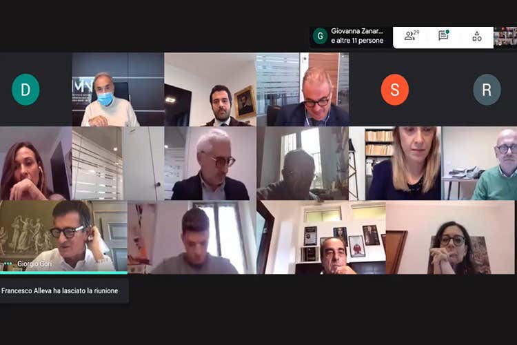 La conferenza stampa di presentazione avvenuta online - Le Forme della creativit&agrave; a Bergamo Una tre giorni digitale sui formaggi