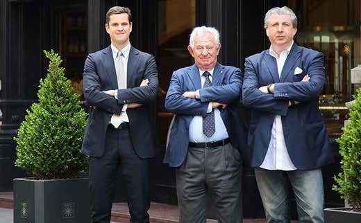 da sinistra: Leone Marzotto, Pietro Marzotto e Massimo Furlan da sinistra: Leone Marzotto, Pietro Marzotto e Massimo Furlan
