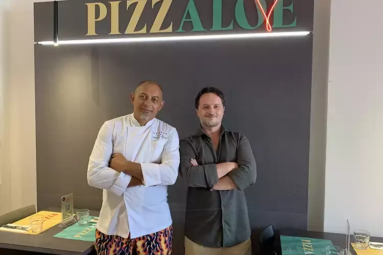Vincenzo Lettieri e Fabrizio Margarita Da Vurria, alla scoperta della pizza all'Aloe Vera