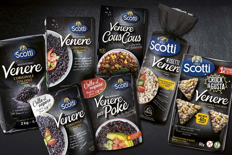 La nuova linea Venere di Riso Scotti Riso Scotti conquista Venere La nuova linea Venere di Riso Scotti Riso Scotti conquista Venere