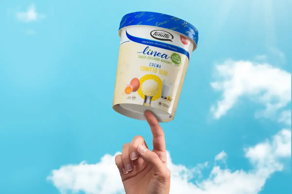Tonitto 1939, anche i gelati Linea tra gli alimenti