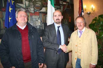 Da sinistra: Alessandro Livieri, Franco Manzato e Giuseppe Gandin
