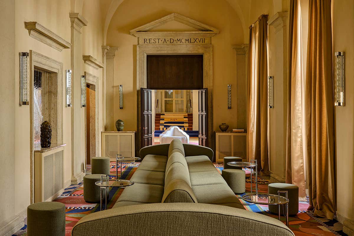 Il palazzo che a Roma respirava libri e ora offre bellezza e buona gastronomia Il palazzo che a Roma respirava libri e ora offre bellezza e buona gastronomia