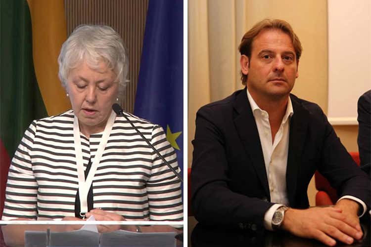 Lowri Evans e Marco Scajola