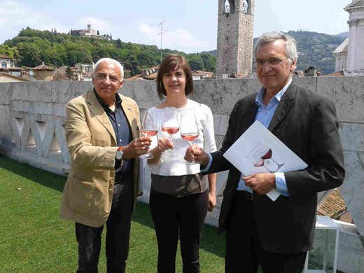 da sinistra: Luigi Alberti, Giovanna Prandini e Alessandro Luzzago da sinistra: Luigi Alberti, Giovanna Prandini e Alessandro Luzzago