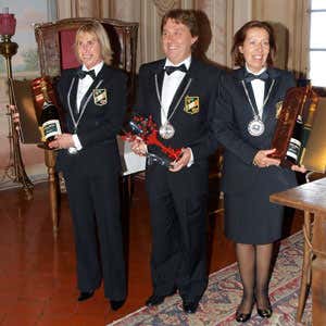 Da sinistra Orietta Ferrari, Luigi Piaggesi e Maria Pia Gori