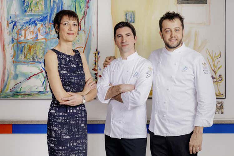 Stefania Moroni, Fabio Pisani e Alessandro Negrini (Il Luogo di Aimo e Nadia Un libro di ricette per raccontarlo)