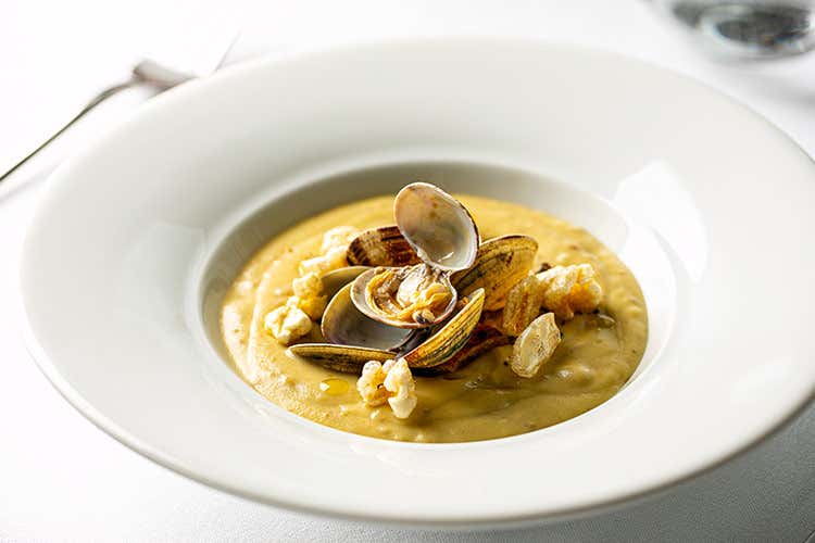 Zuppetta di vongole e patate 