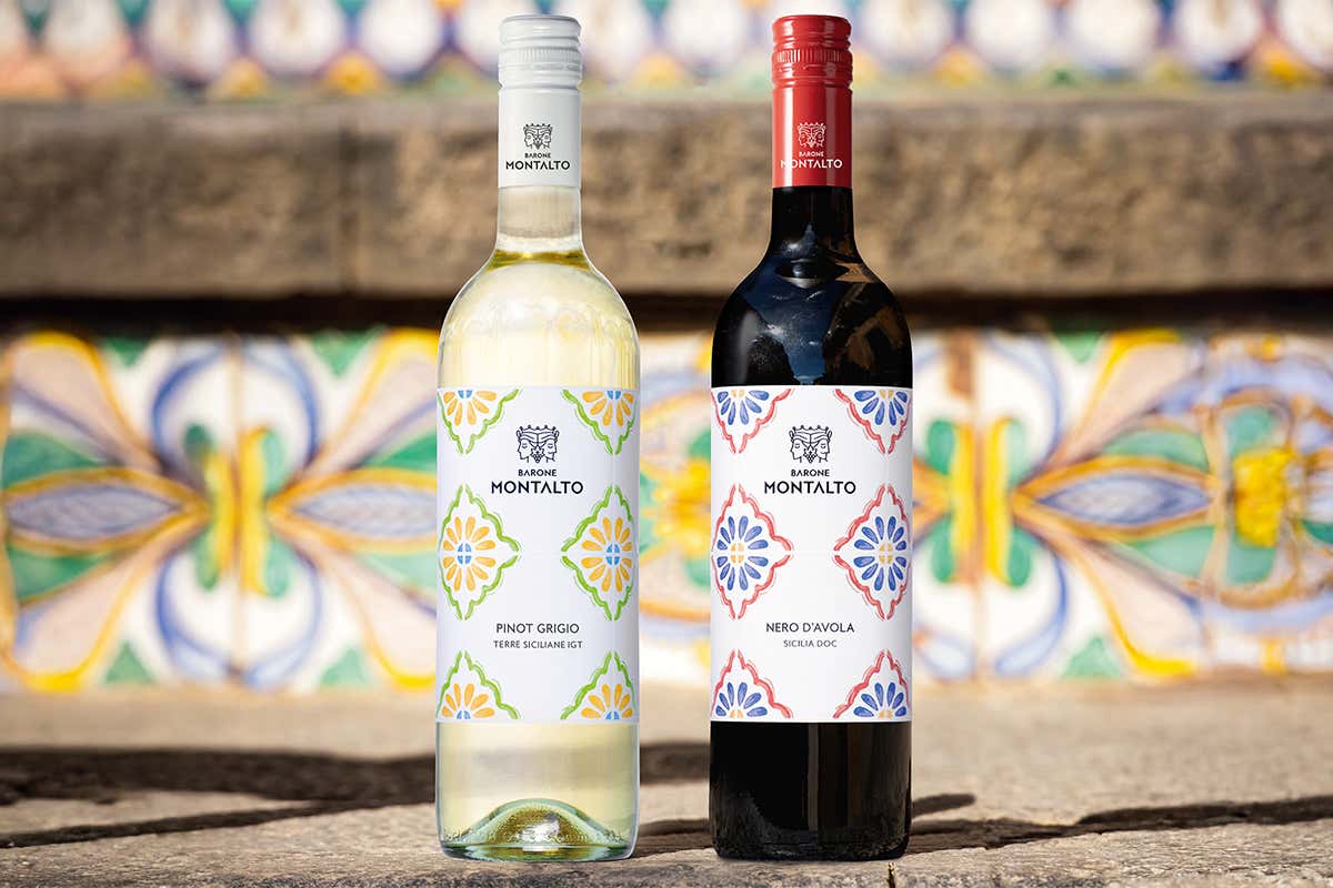 Il rebranding di Barone Montalto valorizza simboli e colori della Sicilia
