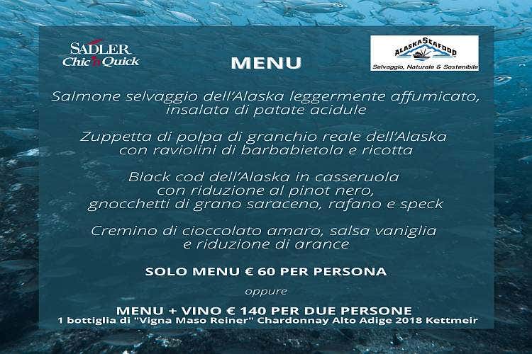 Il Delivery Food Gourmet di Claudio Sadler con i pesci dell'Alaska Il Delivery Food Gourmet di Claudio Sadler con i pesci dell'Alaska