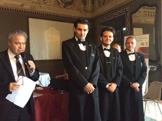 da sinistra: Antonello Maietta, Iacopo Tonelli, Massimo Tortora e Giuseppe Meschiari