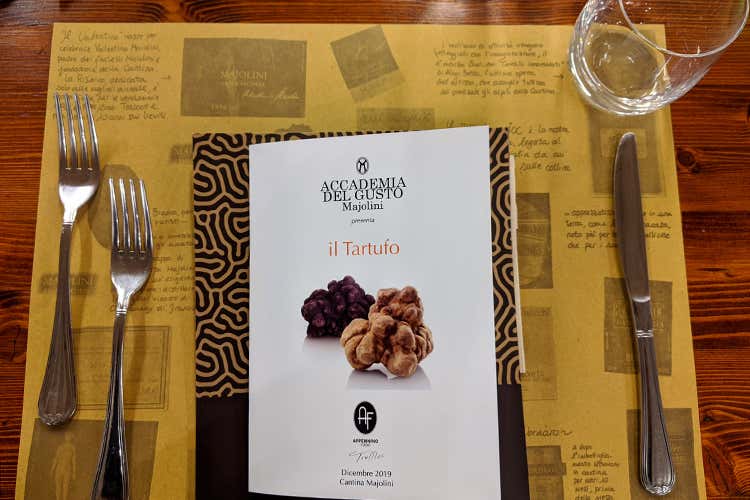 La settima serata di Accademia del Gusto Majolini dedicata al tartufo (Majolini, i Franciacorta abbinati Una serata dedicata al tartufo)