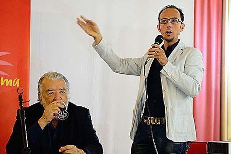 Pupi Avati con Gianlugi Negri (Mangiacinema 2018 8 giorni tra appuntamenti e degustazioni) Pupi Avati con Gianlugi Negri (Mangiacinema 2018 8 giorni tra appuntamenti e degustazioni)
