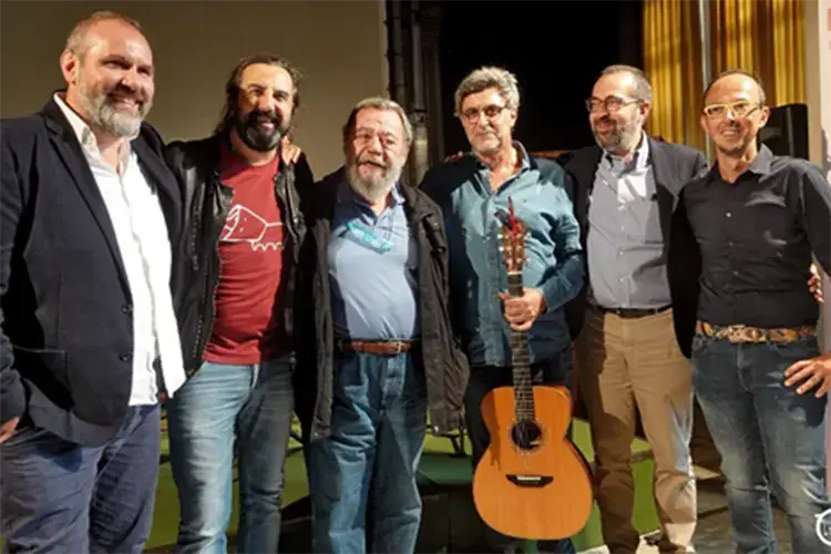 Franco Dassisti, Omar Pedrini, Gianni Mura, Claudio Sanfilippo, Claudio Rinaldi, Gianluigi Negri - foto: Lorenzo Davighi